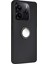 Xiaomi Redmi Için Not 14 4g (163.25X76.55X8.16MM) Kılıf Halka Kickstand Yumuşak Tpu Telefon Kapağı-Balck (Yurt Dışından) 4