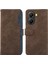 Xiaomi Poco X7 Pro 5g/redmi Turbo 4 5g Kılıf Renk Ekleme Deri Flip Rfıd Engelleme-Kahverengi (Yurt Dışından) 1
