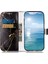 Xiaomi Redmi Note 14 Pro 4g Kılıf Desenli Pu Deri Flip Telefon Kapağı-Siyah Altın Mermer Için (Yurt Dışından) 2