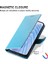 Xiaomi Redmi Için Not 14 5g Kılıf Litchi Doku Deri Manyetik Toka Cüzdan Standı Bilek Kayışı-Gök Mavisi (Yurt Dışından) 5
