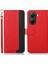 Xiaomi Poco X7 Pro 5g/redmi Turbo 4 5g Kılıf Rfıd Engelleme Cüzdan Pu Deri Telefon Kapağı-Kırmızı (Yurt Dışından) 1