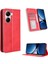 Xiaomi Redmi Turbo 4 5g/xiaomi Poco X7 Pro 5g Retro Pu Telefon Cüzdan Standı Kapağı-Kırmızı (Yurt Dışından) 1