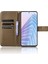 Xiaomi Redmi Note 14 4g (163.25X76.55X8.16MM) Kılıf Pu Deri Elmas Doku Cüzdan Telefon Kapağı-Kahverengi (Yurt Dışından) 3