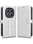 Xiaomi Redmi Note 14 Pro 4g Nokta Desenli Baskı Pu Deri Telefon Kapağı-Gümüş (Yurt Dışından) 1