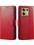 Xiaomi Redmi Note 13 5g Kılıf Standı Kartlıklı Cüzdan Deri Telefon Kapağı-Kırmızı (Yurt Dışından) 1