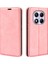 Xiaomi Redmi Note 14 Pro 4g Kılıf Skin Touch Deri Cüzdan Telefon Kapağı-Pembe (Yurt Dışından) 1