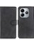 Xiaomi Redmi Note 14 5g Sığır Derisi Doku Deri Standlı Telefon Kapağı-Balck Için (Yurt Dışından) 1