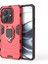 Xiaomi Redmi Note 14 5g Kılıf Pc+Tpu Koruyucu Halkalı Kickstand-Kırmızı (Yurt Dışından) 1