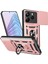 Xiaomi Redmi Note 14 5g Kılıfı, Slayt Kamera Kapaklı Pc+Tpu Kickstand Telefon Kapağı-Gül Altın (Yurt Dışından) 1