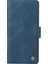 Xiaomi Redmi Note 14 4g (163.25X76.55X8.16MM) Yıkatu YK-005 Cilt Dokunma Duygusu Cüzdan Telefon Kapağı-Mavi (Yurt Dışından) 2