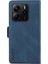 Xiaomi Redmi Note 14 4g (163.25X76.55X8.16MM) Yıkatu YK-005 Cilt Dokunma Duygusu Cüzdan Telefon Kapağı-Mavi (Yurt Dışından) 3