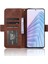 Xiaomi Redmi Note 14 4g (163.25X76.55X8.16MM) Çoklu Kart Yuvalı Telefon Cüzdan Kapağı-Kahverengi (Yurt Dışından) 4