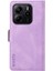 Xiaomi Redmi Note 14 4g (163.25X76.55X8.16MM) Yıkatu YK-005 Cilt Dokunma Duygusu Cüzdan Telefon Kapağı-Mor (Yurt Dışından) 3