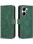 Xiaomi Redmi Için Turbo 4 5g/poco X7 Pro 5g Cilt Hissi Damla Önleyici Cüzdan Kapaklı Telefon Kapağı-Yeşil (Yurt Dışından) 1
