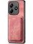 Xiaomi Redmi Note 14 4g (163.25X76.55X8.16MM) Kılıf Magsafe Deri Arka Kapak ile Uyumlu Çıkarılabilir Kart Tutucu-Pembe (Yurt Dışından) 2