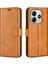 Xiaomi Redmi Note 14 4g (163.25X76.55X8.16MM) Çizilmez Buzağı Dokulu Deri Telefon Kapağı-Sarı (Yurt Dışından) 1