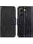 Xiaomi Poco X7 Pro 5g/redmi Turbo 4 5g Kılıf Nappa Doku Bölünmüş Deri Cüzdan Telefon Kapağı-Balck Için (Yurt Dışından) 1