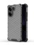 Xiaomi Poco X7 Pro 5g/redmi Turbo 4 5g Kılıf Pc+Tpu Petek Şekli-Siyah Için (Yurt Dışından) 1