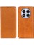Xiaomi Redmi Note 14 Pro 5g/poco X7 5g Kılıf Bölünmüş Deri Flip Cüzdan Telefon Kapağı-Kahverengi (Yurt Dışından) 1