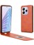 Xiaomi Redmi Note 14 4g (163.25X76.55X8.16MM) Kart Yuvalı Kılıf Manyetik Dikey Çevirme Deri Telefon Kapağı-Turuncu (Yurt Dışından) 1