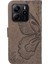 Xiaomi Redmi Note 14 4g (163.25X76.55X8.16MM) Kılıf Desenli Pu Deri Folyo Flip Telefon Kapağı-Gri (Yurt Dışından) 2