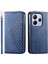 Xiaomi Redmi Note 14 4g (163.25X76.55X8.16MM) Kılıf Buzağı Dokulu Pu Deri Cüzdan-Mavi (Yurt Dışından) 1