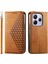 Xiaomi Redmi Note 14 4g (163.25X76.55X8.16MM) Kılıf Buzağı Dokulu Pu Deri Cüzdan-Sarı (Yurt Dışından) 1