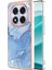 Xiaomi Poco X7 5g/xiaomi Redmi Not 14 Pro 5g Tpu Kılıf Mermer Desen 2.0mm Galvanik Telefon Arka Kapak-Mavi (Yurt Dışından) 1