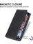 Xiaomi Redmi Için Not 14 4g (163.25X76.55X8.16MM) Rfıd Engelleme Pu Deri Telefon Kapağı-Balck (Yurt Dışından) 5