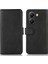 Xiaomi Poco X7 Pro 5g/redmi Turbo 4 5g Kılıf Sığır Derisi Doku Deri Cüzdan Stand-Balck ile (Yurt Dışından) 1