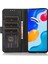 Xiaomi Poco X7 Pro 5g/redmi Turbo 4 5g Kılıf Sığır Derisi Doku Deri Cüzdan Stand-Balck ile (Yurt Dışından) 2