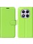 Xiaomi Redmi Note 14 Pro 4g Kılıf Litchi Doku Darbeye Dayanıklı Deri Cüzdan Telefon Kapağı-Yeşil (Yurt Dışından) 1