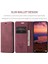 Xiaomi Redmi Note 14 4g (163.25X76.55X8.16MM) Caseme 013 Serisi Pu Deri Stand-Kırmızı (Yurt Dışından) 3