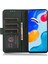 Xiaomi Redmi Note 14 Pro 4g Kılıf Sığır Derisi Dokulu Deri Cüzdan Standlı-Yeşil (Yurt Dışından) 4