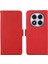 Xiaomi Redmi Için Not 14 Pro 5g/poco X7 5g Kılıf Litchi Doku Deri Rfıd Engelleme Telefon Kapağı-Kırmızı (Yurt Dışından) 1