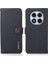 Xiaomi Redmi Için Not 14 Pro 5g/poco X7 5g Hakiki Inek Deri Telefon Kapağı-Mavi (Yurt Dışından) 1