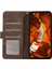 Xiaomi Redmi Note 14 5g Kılıf Renk Ekleme Deri Çevirme Rfıd Engelleme-Kahverengi (Yurt Dışından) 2