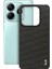 Xiaomi Redmi Için Not 14 5g Kılıf Klasik Kumaş Doku Deri + Pc Telefon Kapağı-Siyah (Yurt Dışından) 2