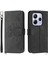 Xiaomi Redmi Note 14 4g (163.25X76.55X8.16MM) Kılıf Çiçek Desenli Pu Deri Cüzdan Askı-Balck Için (Yurt Dışından) 1