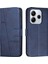 Xiaomi Redmi Note 14 4g (163.25X76.55X8.16MM) Kılıf Deri Standı Koruyucu Telefon Kapağı-Safir (Yurt Dışından) 1