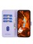 Xiaomi Redmi Note 14 4g (163.25X76.55X8.16MM) Cüzdan Kare Izgara Telefon Kapağı-Açık Mor (Yurt Dışından) 5