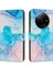 Xiaomi Redmi Için A3 4G/A3X 4g/poco C61 4g Mermer Desen Pu Deri Cüzdan Telefon Kapağı-Pembe/yeşil (Yurt Dışından) 1