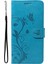 Xiaomi Redmi Turbo 4 5g Pu Çiçek Desenli Cüzdan Standlı Telefon Kapağı-Mavi (Yurt Dışından) 2