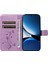 Xiaomi Redmi Turbo 4 5g Pu Çiçek Desenli Cüzdan Standlı Telefon Kapağı - Açık Mor (Yurt Dışından) 4