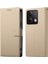 Xiaomi Redmi Için Not 13 5g Kılıf Litchi Doku Deri Manyetik Toka Cüzdan Standı Bilek Kayışı-Kayısı (Yurt Dışından) 1