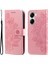 Xiaomi Poco X7 Pro 5g/redmi Turbo 4 5g Kılıf Pu Deri Cüzdan Çiçek Standı Görünüm-Pembe (Yurt Dışından) 1