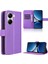 Xiaomi Redmi Turbo 4 5g/xiaomi Poco X7 Pro 5g Deri Kayış Elmas Dokulu Telefon Kapağı-Mor Için (Yurt Dışından) 3