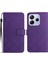 Xiaomi Redmi Note 14 4g (163.25X76.55X8.16MM) Cüzdan Baskı Pu Deri Flip Folyo Kapak-Koyu Mor (Yurt Dışından) 1