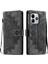 Xiaomi Redmi Note 14 4g (163.25X76.55X8.16MM) Kılıf Baskılı Totem Skin Feel Cüzdan Deri Telefon Kapağı-Gri (Yurt Dışından) 1