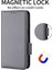 Xiaomi Poco X7 Pro 5g/redmi Turbo 4 5g Kılıf Litchi Doku Pu Deri Cüzdan Çevirme Telefon Kapağı-Gri (Yurt Dışından) 2